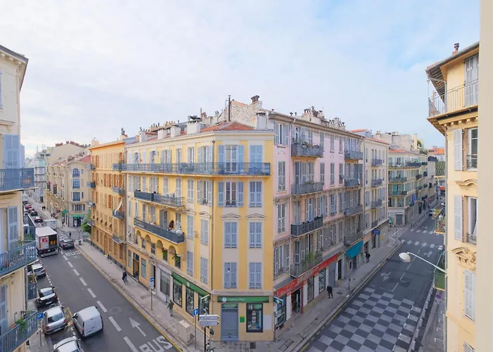 L\'Echappee De Nice Riviera I Centre-Ville I Climatise I Proche Gare Et Plage I Ideal Couple Et Famille