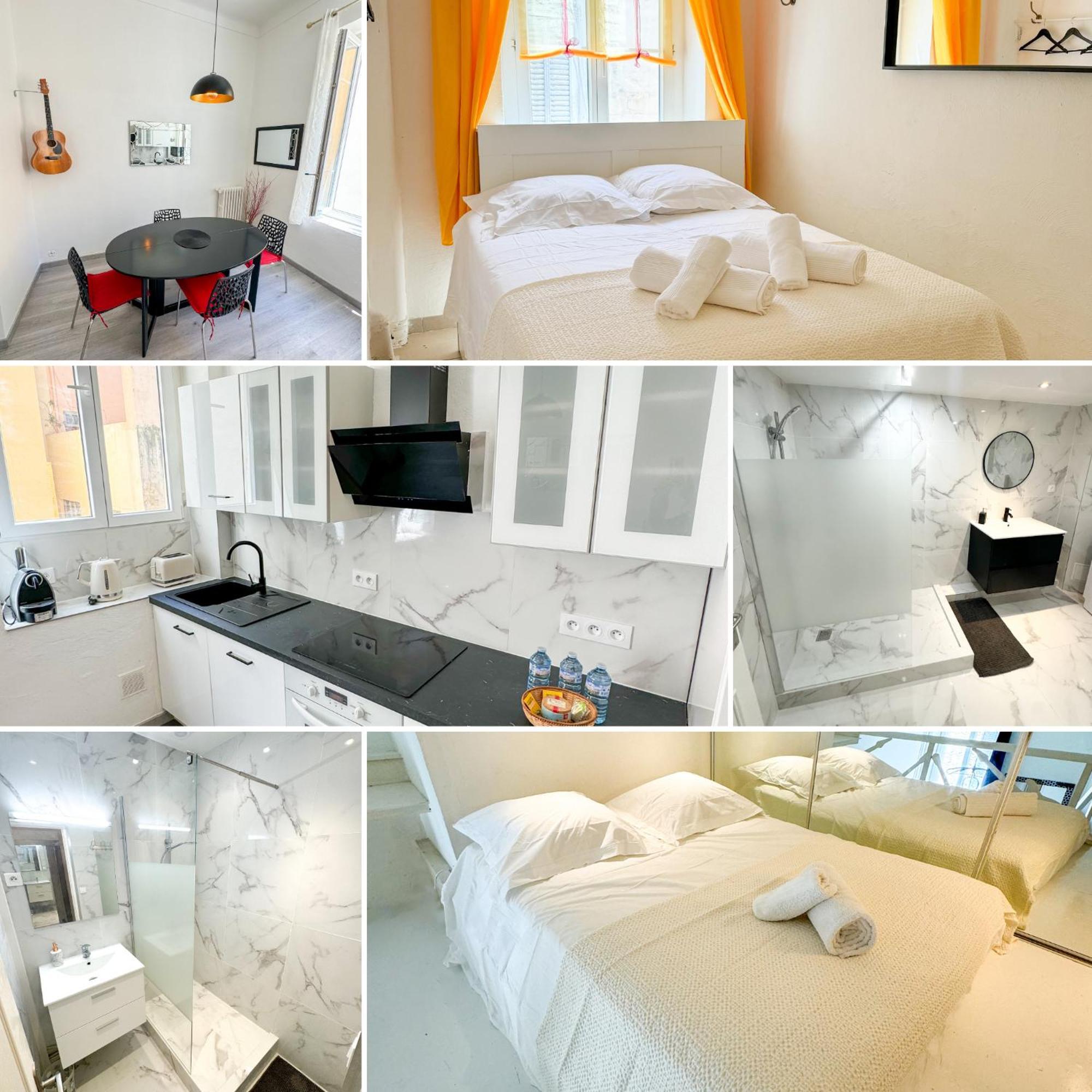 Apartamento L'echappee De Riviera I Centre-ville I Climatise I Proche Gare Et I Ideal Couple Et Famille Niza